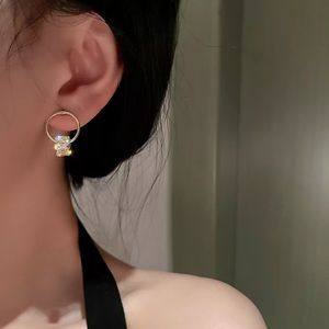 New 18k gold plated cute earrings